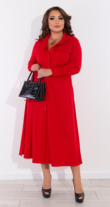 Стильне плаття сорочка (54) Київ - фото 3