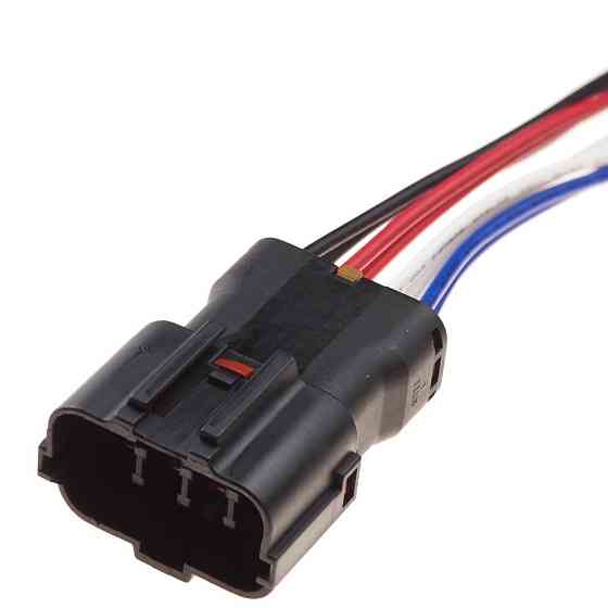 Електричний з'єднувач із дротом, 8-контактний Чорний, Пластик, Київ