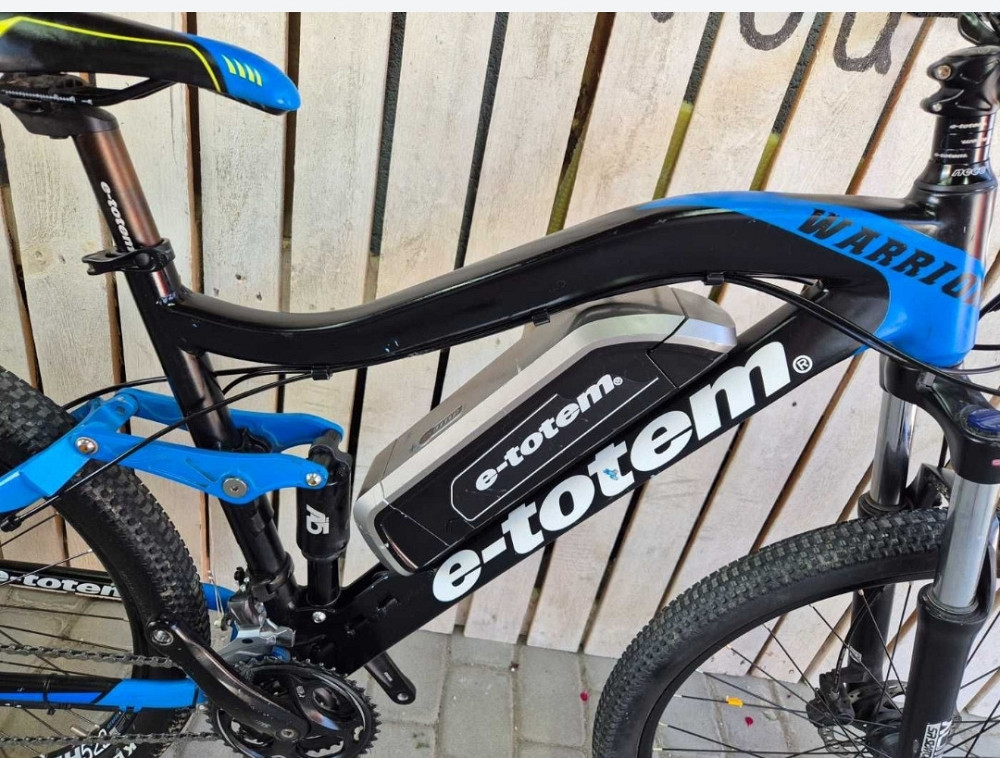 Електровелосипед двопідвіс гідравліка бу E-Totem Warrior 27.5 M48 Київ - фото 6