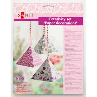 Набір для творчості Santi Паперові ліхтарики 6 шт (951926) Вінниця