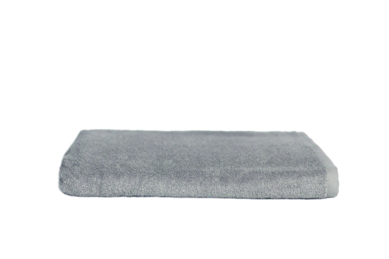 Рушник однотонний Ideal Textile 70х140 см 400 г/м2 сірий (56860926) Чернівці
