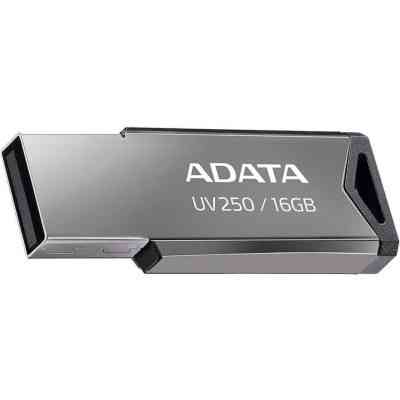 USB флеш накопитель ADATA 16GB AUV 250 Silver USB 2.0 (AUV250-16G-RBK) Винница
