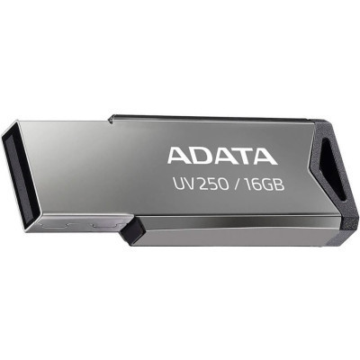 USB флеш накопичувач ADATA 16GB AUV 250 Silver USB 2.0 (AUV250-16G-RBK) Вінниця - фото 1