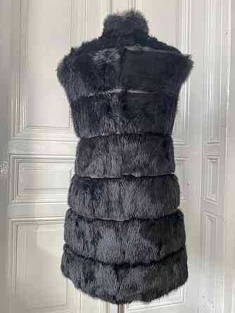 Жилетка жіноча з хутра кролика подовжена 48 р. Коломыя