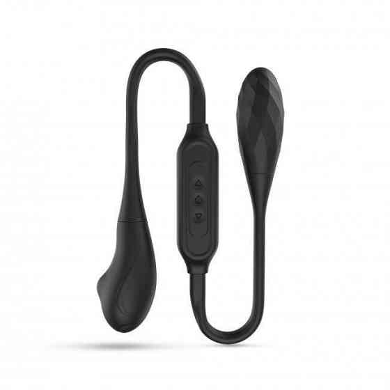 Вибратор на гибкой сцепке со стимуляцией пальчиком Dorcel DUAL EXPLORER Sex Aura Киев