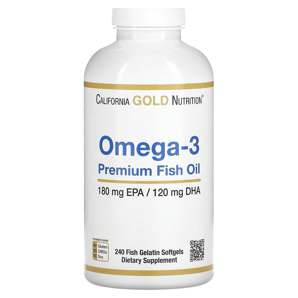 Омега-3 рыбий жир (Omega-3 Premium Fish Oil) 240 капсул Київ - фото 1