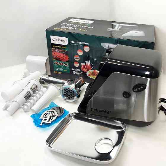 Кухонна м'ясорубка соковижималка Rainberg, М'ясорубки для ресторанів Хороша Електрична 'ясорубка KT-99 Івано-Франківськ