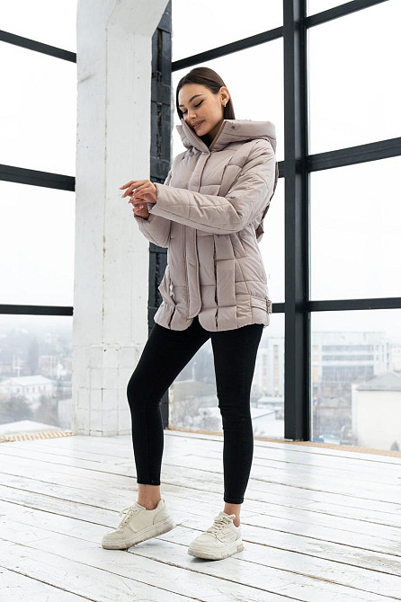 Женская модная демисезонная куртка.  Курточка   весна-осень  44-56р. Киев - изображение 2