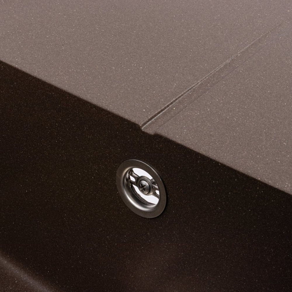 VALESO Гранітна кухонна мийка VALESO CALYPSO 7950 матова Темна Скеля Киев - изображение 6