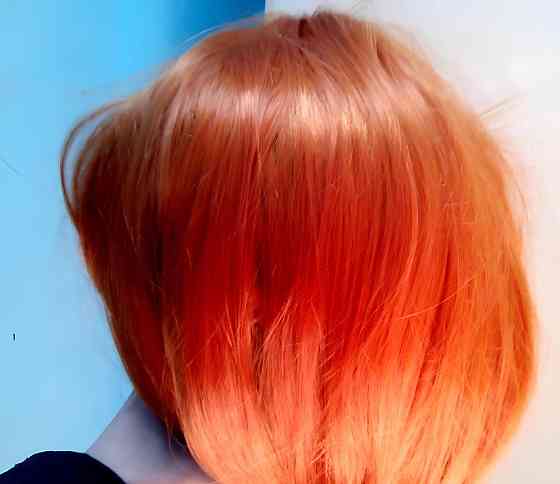 Длинный парик RESTEQ 100 см оранжевые волосы для косплея вечеринок фестивалей и тематических фотосессий Киев