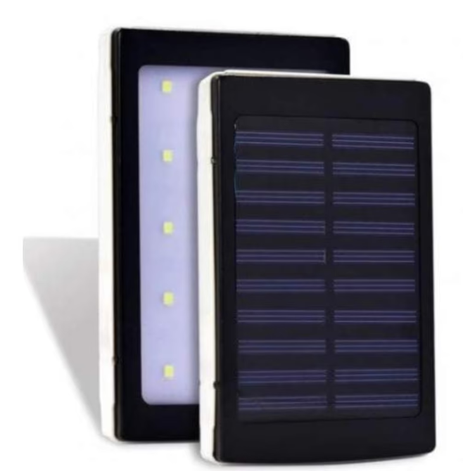 Повербанк з сонячною батареєю UN-3101 20000mAh: зовнішній акумулятор з LED ліхтарем, 2xUSB та Micro-USB Одеса - фото 4