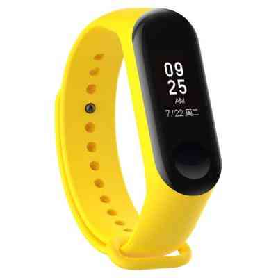Ремінець до фітнес браслета BeCover Silicone для Xiaomi Mi Band 3/4 Yellow (704130) Вінниця