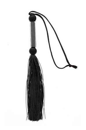 Флогер GP SILICONE FLOGGER WHIP BLACK Sex Aura Київ
