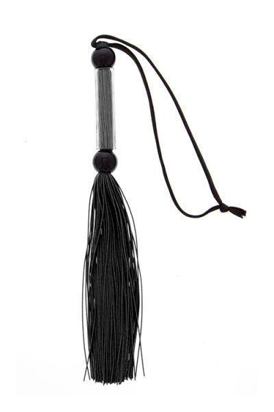 Флогер GP SILICONE FLOGGER WHIP BLACK Sex Aura Київ - фото 1