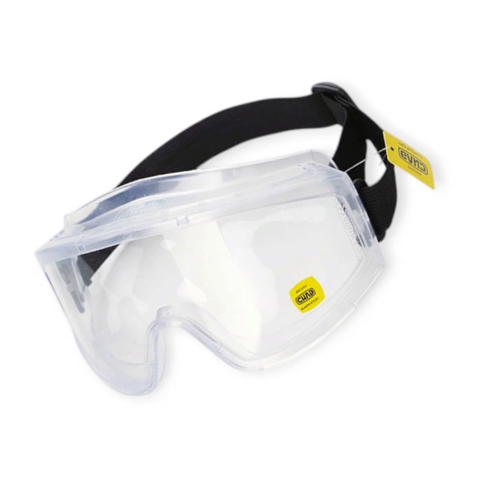 Окуляри захисні "закриті" прозорі на резинці Мукачево - фото 1