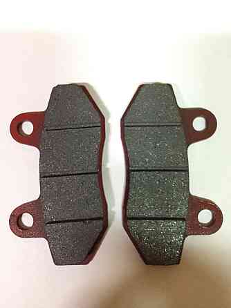 Колодки тормозные (диск) скутер 4 Т китай 50-150 (Рейс /скутер Шторм, под двухпоршневой суппорт, черные) Мукачево