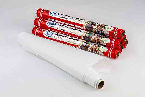 Пергамент для випікання (8 м*38 см) Zella білий силіконовий (1 рул) Харків