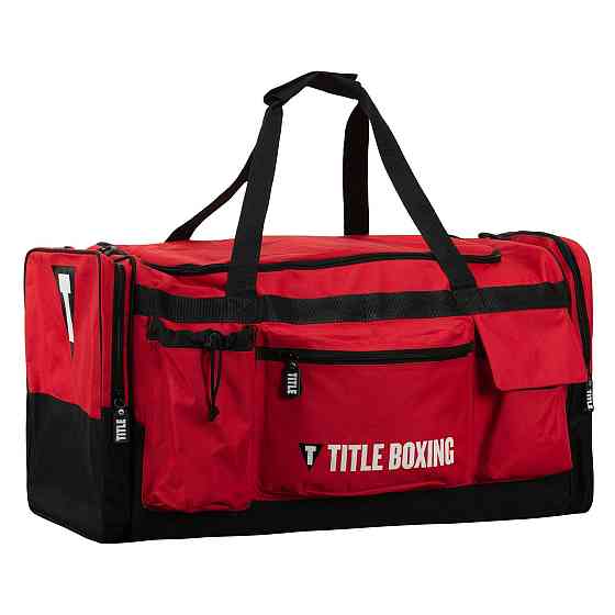Спортивна сумка TITLE Boxing Deluxe Gear Bag Red (70л.) Каменское