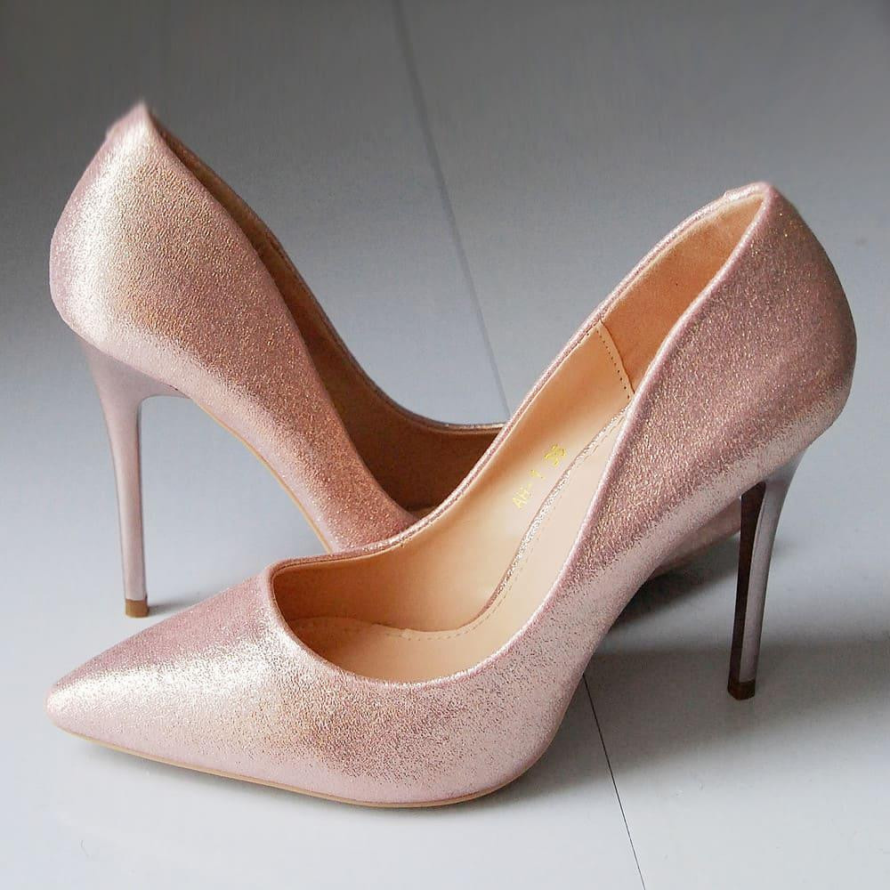 Comer Туфлі жіночі COMER шампань еко-шкіра каблук 11см розміри 36-38 (2715) Коломия - фото 1