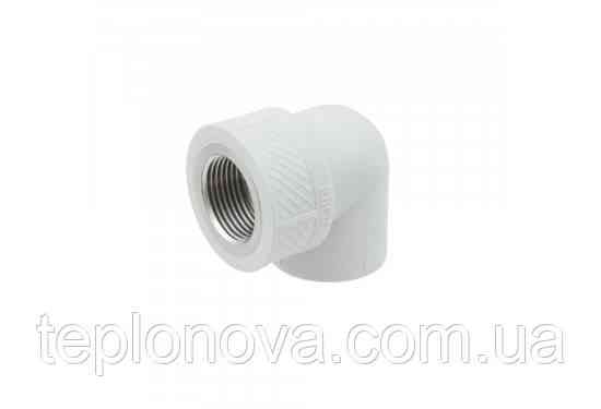 Кутник (Коліно) з різьбою PPR ø25х3/4'В (Поліпропілен) Raftec 25мм 3/4" RFU2502 Чернівці