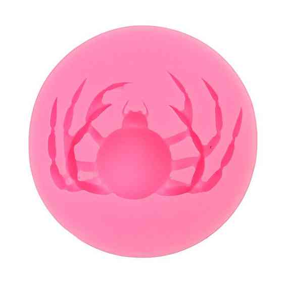 Молд силиконовый Паук 55 мм розовый Киев