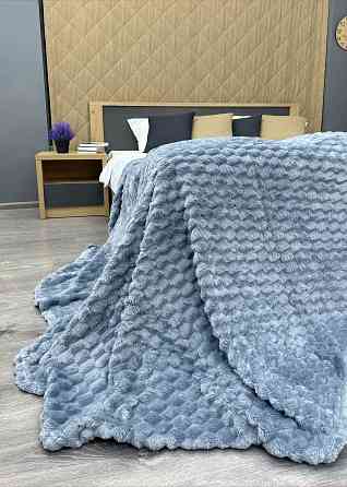 Плед-покривало 210х210 см (+-5см) Соти Блакитний (87-209) Київ