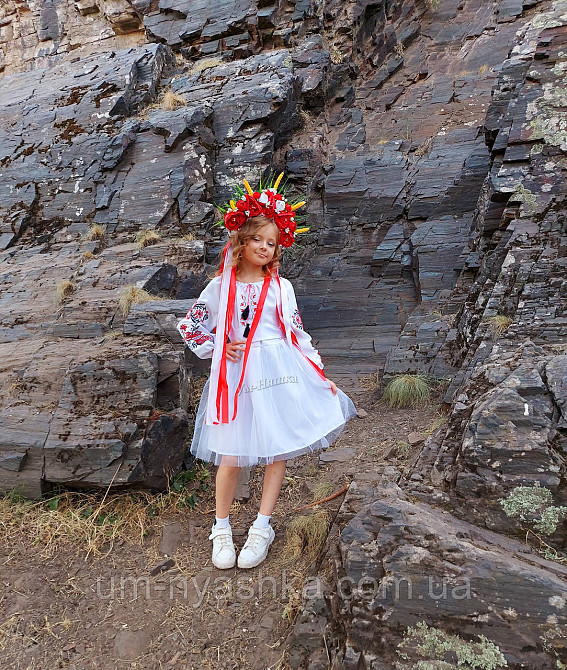 Дитяче вишите плаття "Жар-птиця" Кривий Ріг - фото 8