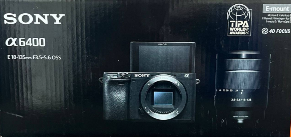 Бездзеркальний фотоапарат Sony Alpha A6400 kit (18-135mm) Black Київ - фото 4