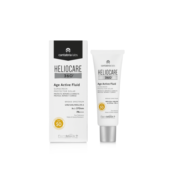 Антивіковий фотозахисний флюїд HELIOCARE 360º Age Active Fluid Sunscreen SPF 50 CANTABRIA, 50 мл Дніпро