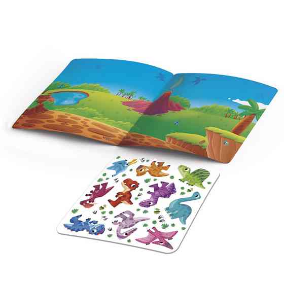 Набір для творчості "Динозаври" VT4206-48, 10 наліпок на планшетці Вінниця