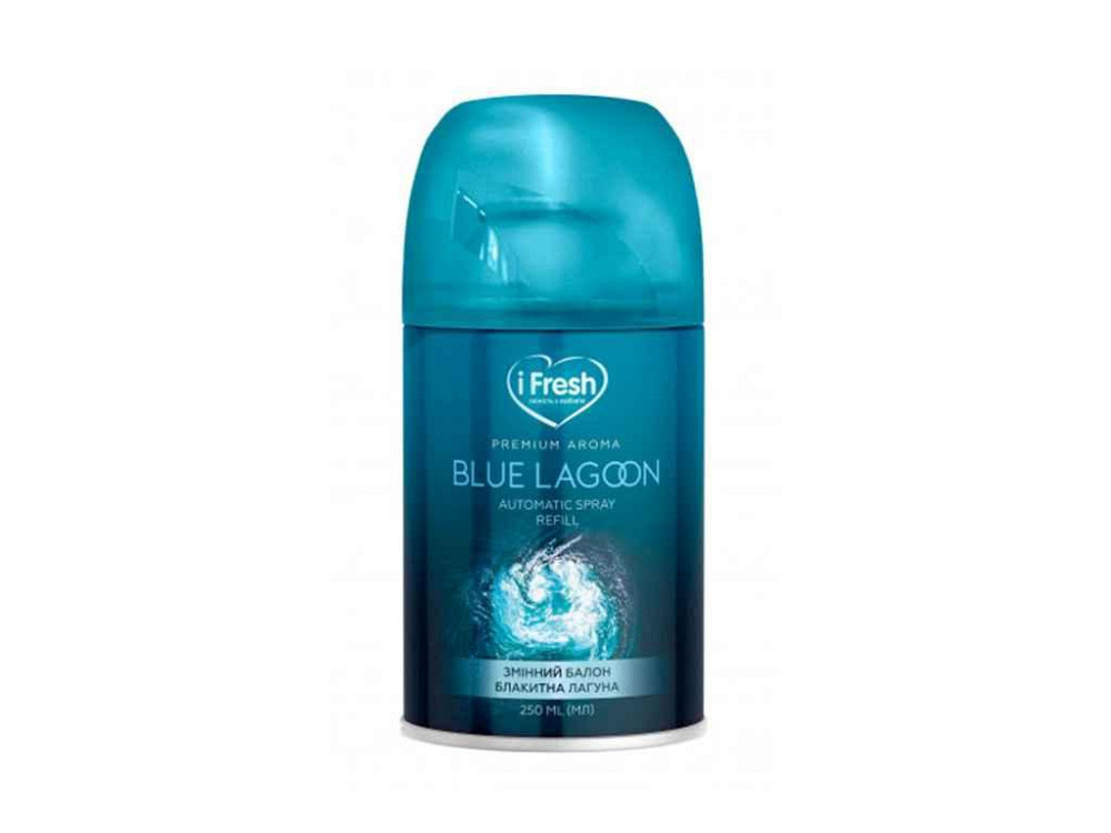 Змінний балон д/осв повітря Premium Blue lagoon 250мл ТМ iFresh Київ - фото 1