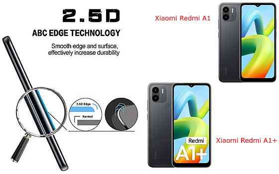 Защитное стекло ArmorGlass для Xiaomi Redmi A1, Redmi A1+ – устойчивое к царапинам и ударам Киев