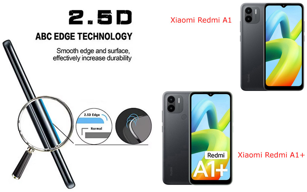 Защитное стекло ArmorGlass для Xiaomi Redmi A1, Redmi A1+ – устойчивое к царапинам и ударам Киев - изображение 2