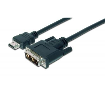Кабель мультимедийный HDMI M to DVI M 2.0m 18+1pin Assmann (AK-330300-020-S) Винница - изображение 1