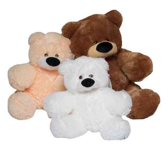 Мягкая игрушка мишка Алина Бублик 70 см персиковый Киев