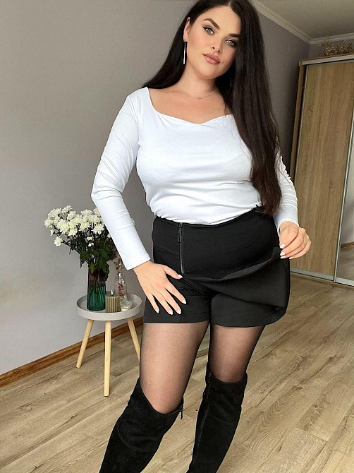 Жіноча базова мініспідниця-шорти зі змійкою костюмка 44/46 Одеса - фото 2