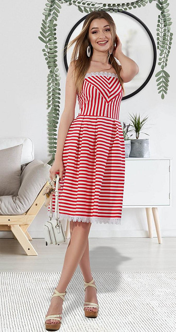 Сарафан у смужку з мереживом Київ - фото 3