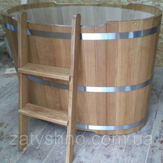 Овальная купель для бани из дуба Киев - изображение 1