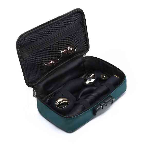 Кейс для игрушек Dorcel DISCREET BOX LUXURY GREEN, кодовый замок, 27×16×7,62 см Sex Aura Киев