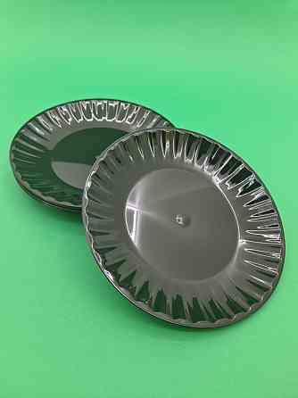 Тарілка 205 мм склоподібна, чорна, 10 шт/уп Харків