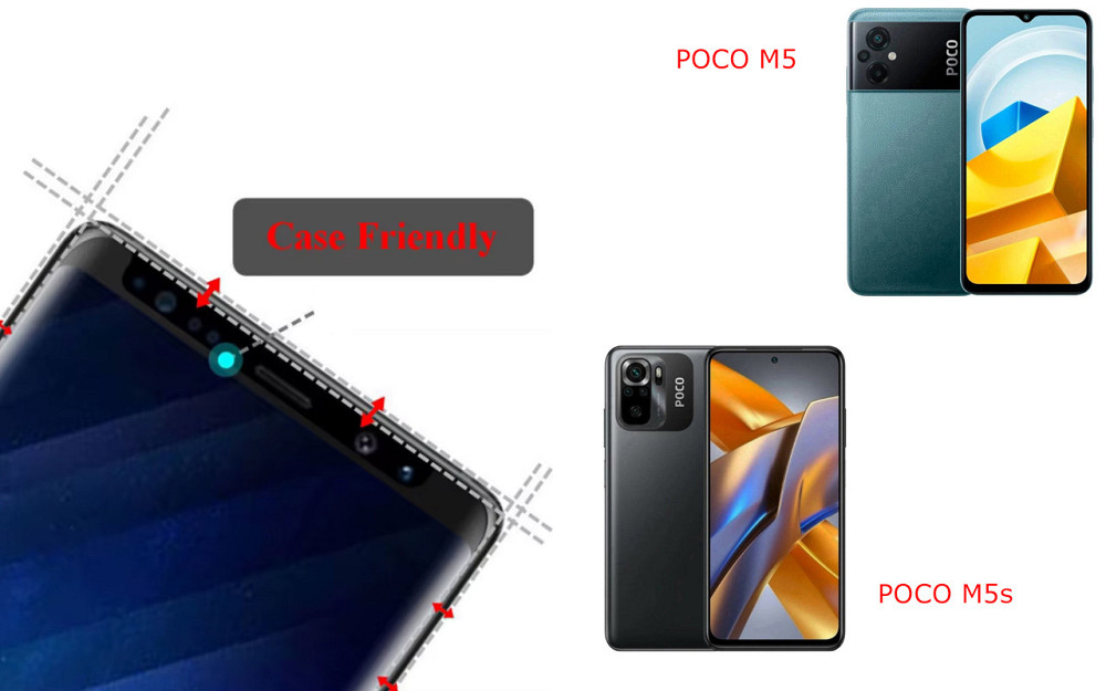 Захисне скло HyperGlass Pro для POCO M5, POCO M5s – максимальна чутливість та захист Київ - фото 4