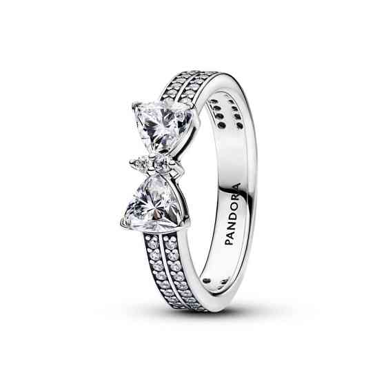 Срібна каблучка Pandora Блискучий бант 193552C01 60 Київ