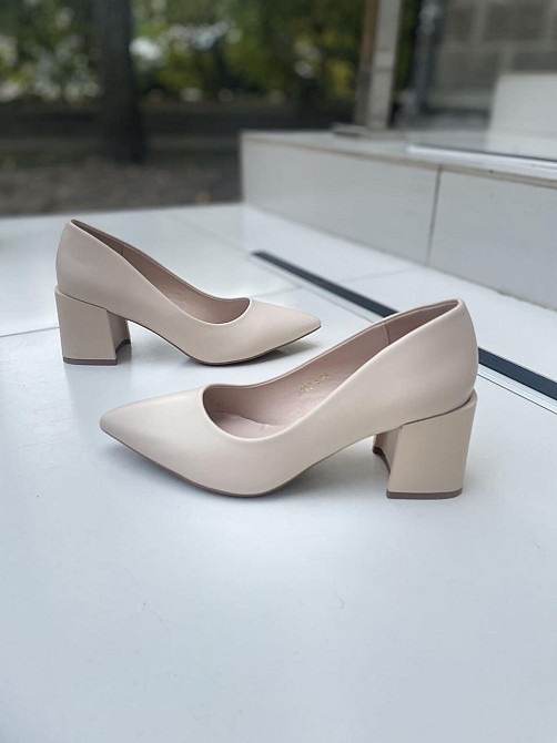 Loretta Туфлі жіночі LORETTA бежеві еко-шкіра каблук 6 см 36р.-23.5см. 38р.-25см. (A320-5) Коломыя - изображение 7