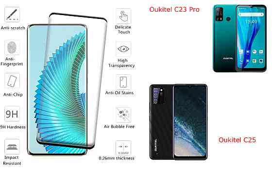 Захисне скло HyperGlass Pro для Oukitel C23 Pro, Oukitel C25 – максимальна чутливість та захист Київ