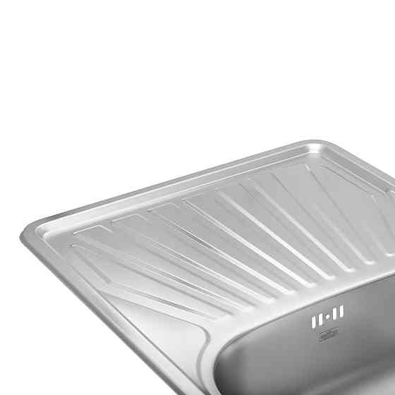 Кухонная мойка с нержавеющей стали Kroner KRP Dekor - 78х48 (0.8 мм) Киев