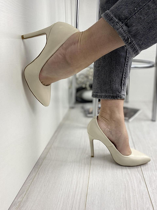 Nivelle Туфлі жіночі NIVELLE бежеві натуральна шкіра каблук 11 см 36р. 39р. (1740/10502-10512) Коломыя - изображение 7