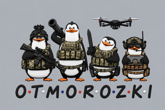 Банер на люверсах «O•T•M•O•R•O•Z•K•I» 900х600 мм Запоріжжя