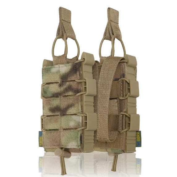 Відкритий підсумок на 1 магазин Kiborg M-1 велкро мультикам. Жорсткий підсумок з велкро на один магазин Київ - фото 1