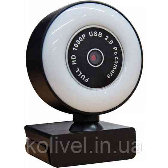 Веб-камера OKey WB230 FHD 1080P, LED підсвітка, USB (WB230) Київ