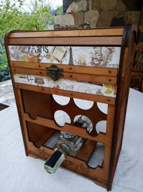 Міні бар «Комод» на 6 пляшок В-019 Київ - фото 5